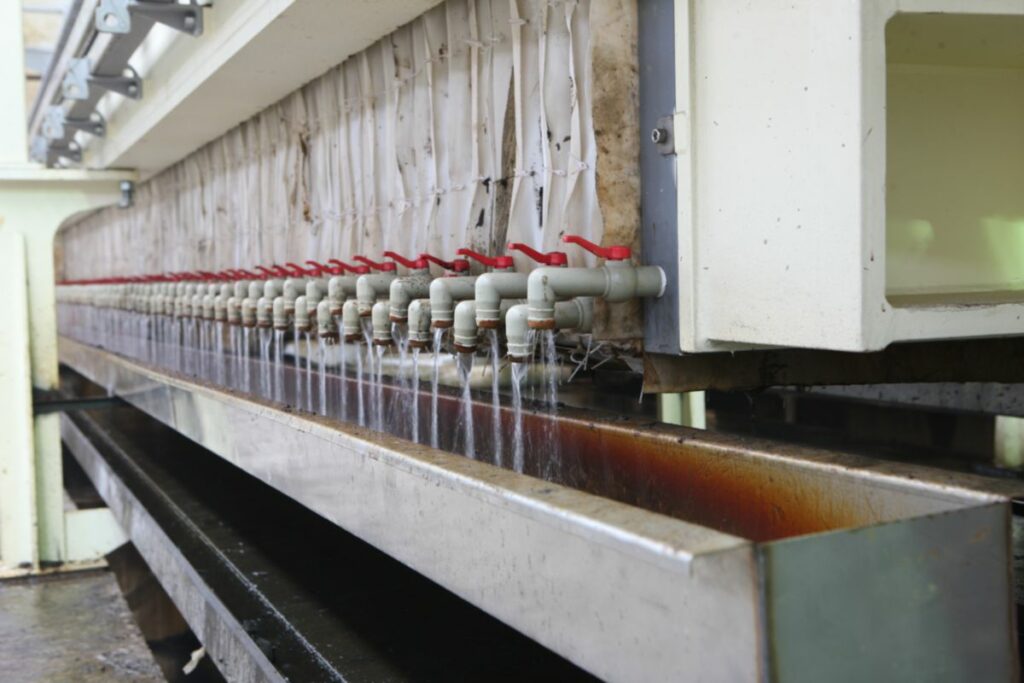 filter press in wastewater treatment