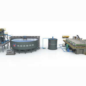 Zero discharge treatment system for sand and gravel wastewater