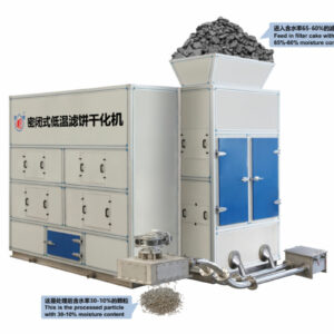 filter cake drying machine