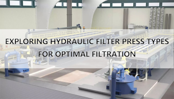 hydraulic filter press types