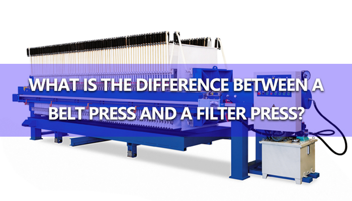 belt press and filter press
